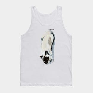 Chocolate-Point Siamese Tank Top